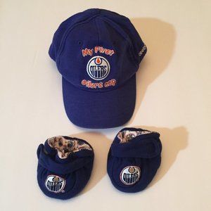 Reebok "My First Oiler Cap"/Oiler Booties Newborn